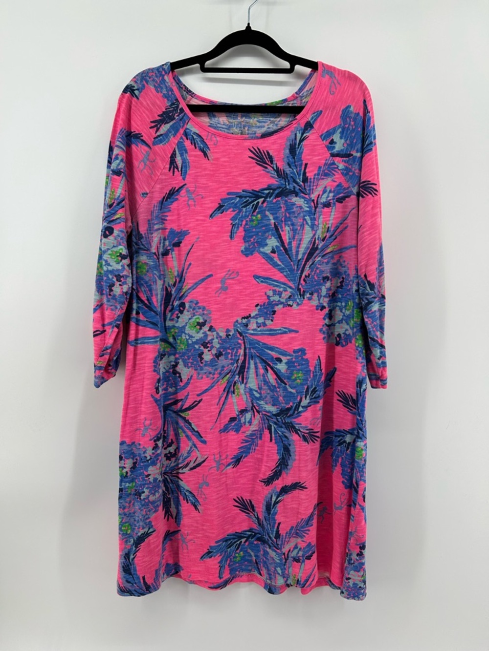 Lilly Pulitzer Surfcrest monkey dress in Tiki Pink